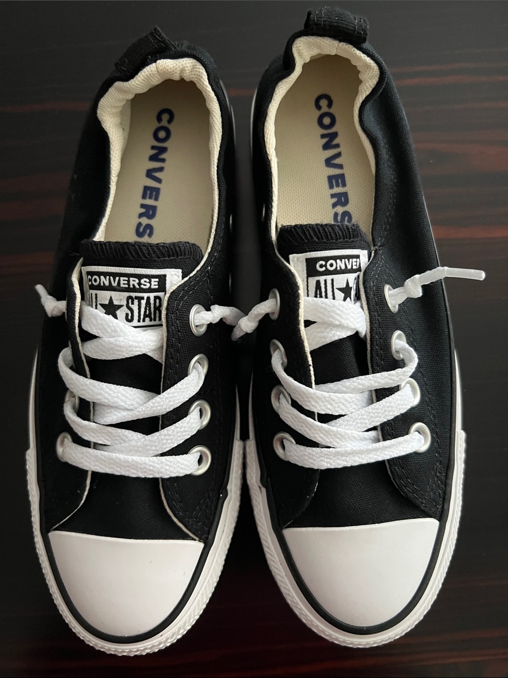 Converse Black & White Low Top Sneakers